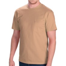 39%OFF レディースカジュアルシャツ コットンジャージーのポケットTシャツ - （男性と女性のための）ショートスリーブ Cotton Jersey Pocket T-Shirt - Short Sleeve (For Men and Women)画像
